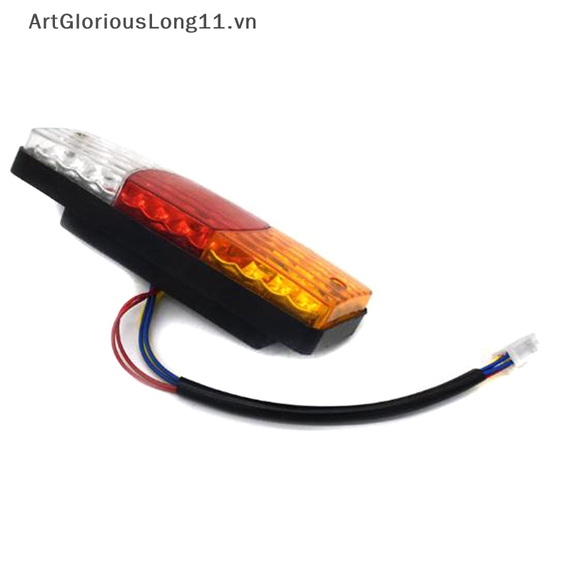 Đèn LED Tín Hiệu 12V 3 Màu Gắn Đuôi Xe Mô Tô Chống Nước