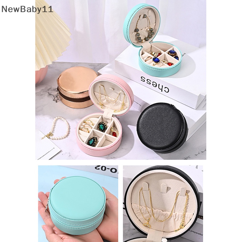 Hộp Đựng Trang Sức Hình Tròn Tiện Dụng Khi Đi Du Lịch