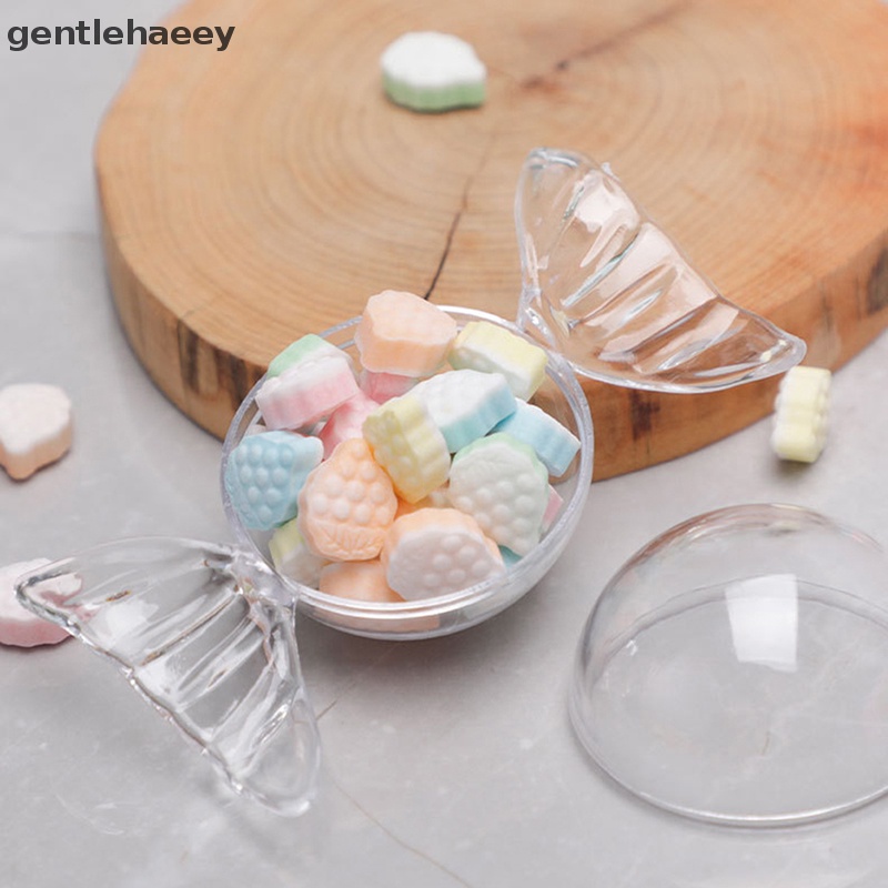 Set 12 Hộp Nhựa Đựng Kẹo Mini Có Nắp Đậy Cho Tiệc Cưới / Sinh Nhật