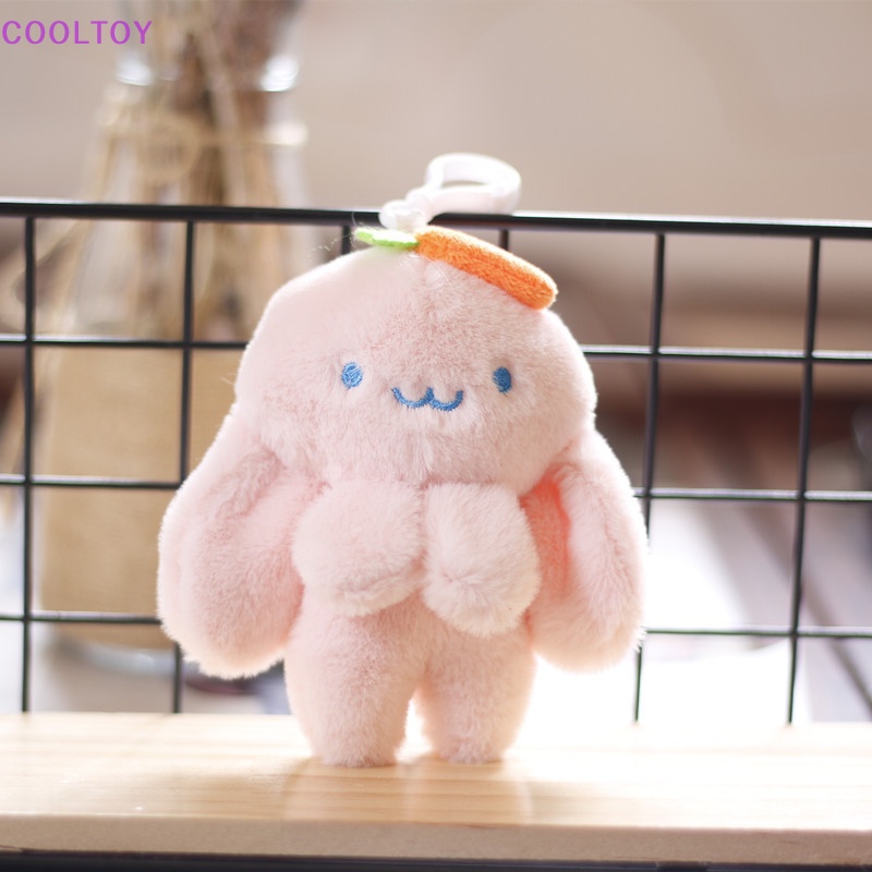 1 Móc Khóa Thỏ Bông Hoạt Hình Tai Dài COOLTOY Dễ Thương