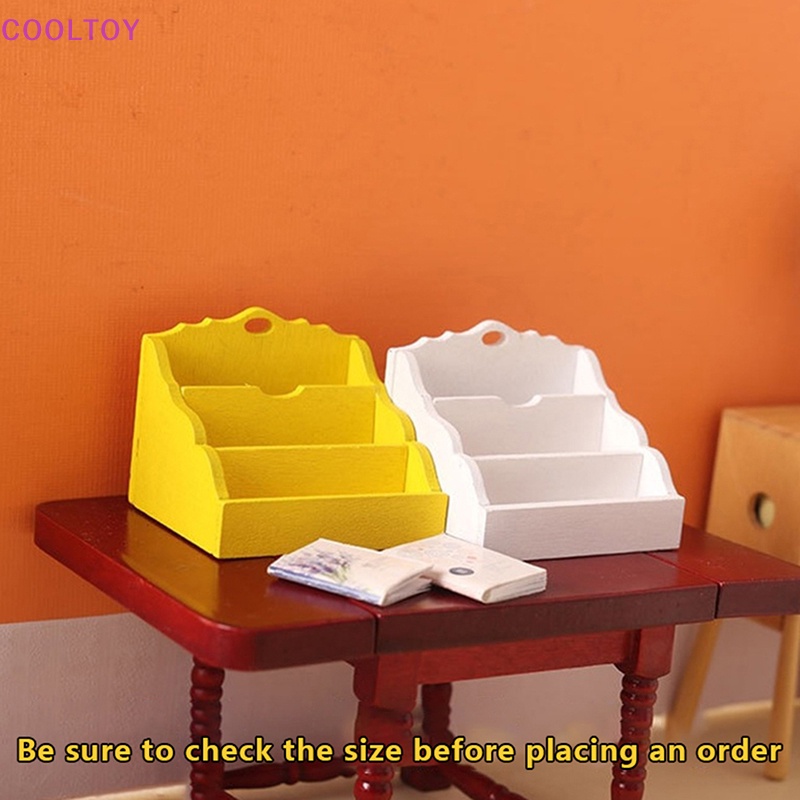 Hộp Đựng Đồ Để Bàn Sắp Xếp Gọn Gàng Trang Trí Nhà Búp Bê 1: 12