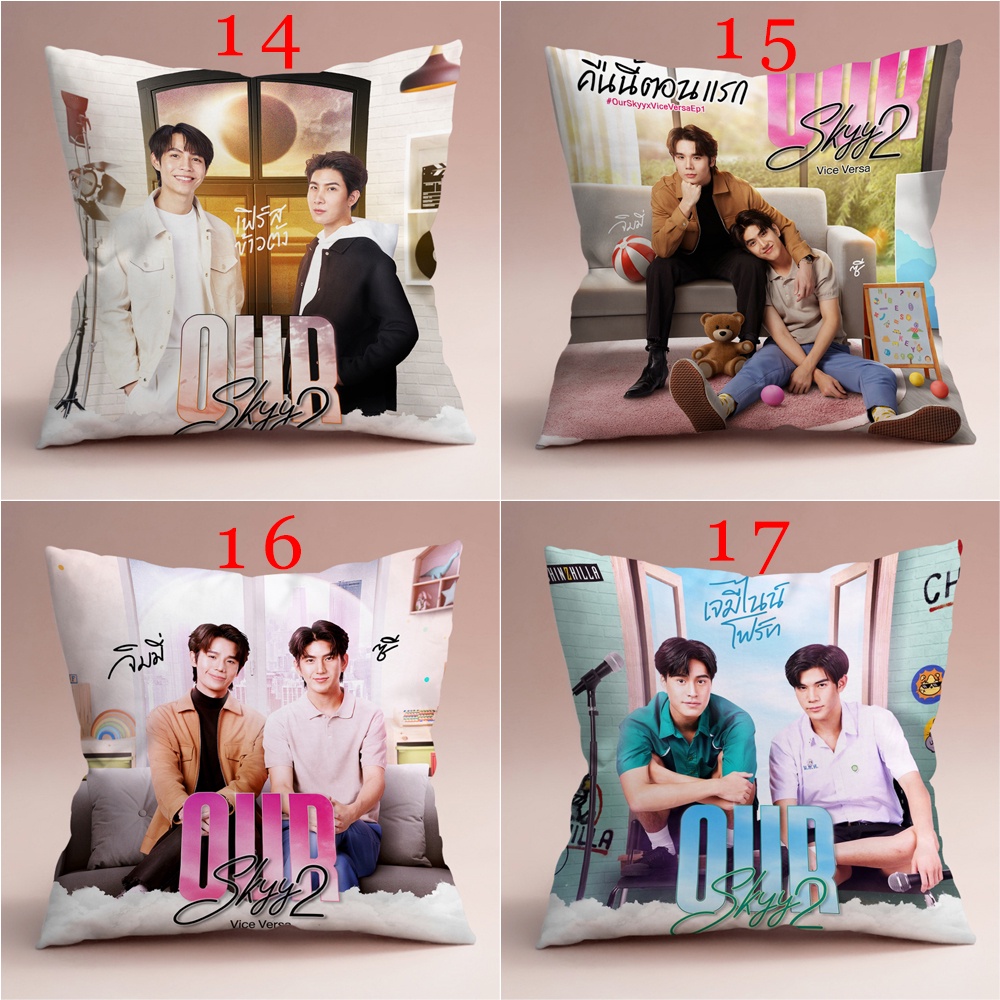 Vỏ Gối 2 Mặt In Họa Tiết Aophuwin / JoongDunk Trang Trí Nhà Cửa / Xe Hơi