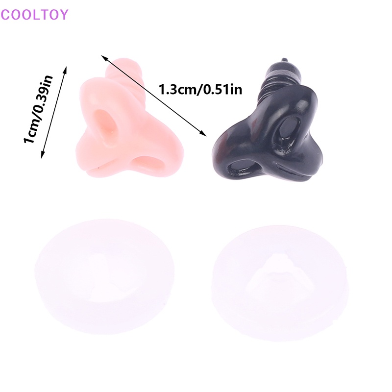 Cooltoy Set 20 Mũi Nhựa Tam Giác Hình Động Vật DIY Cho Búp Bê Đồ Chơi