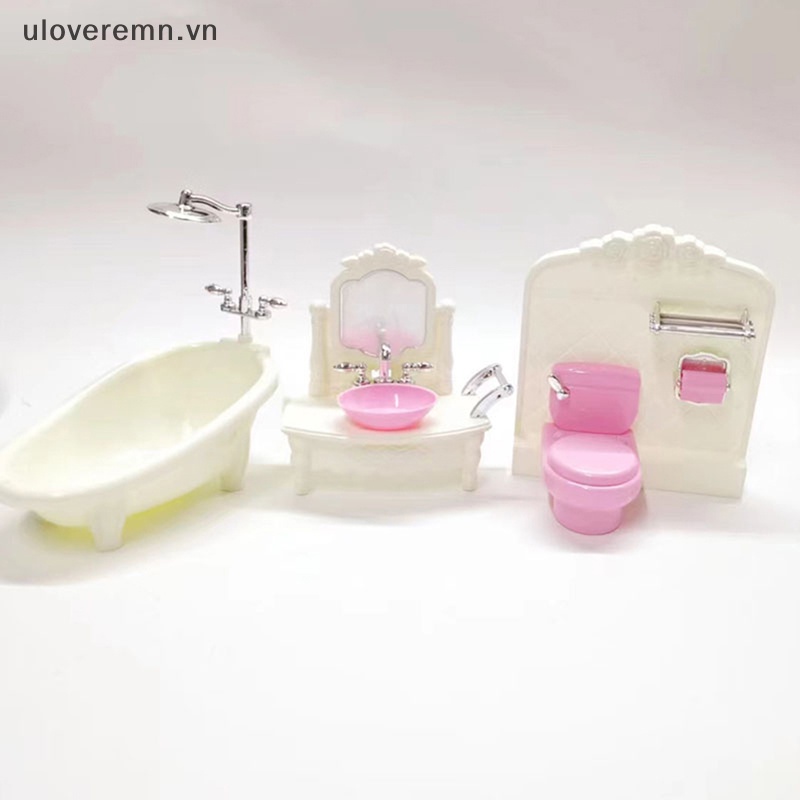 Mô Hình Nội Thất Phòng Tắm / Ngủ Độc Đáo Trang Trí Nhà Búp Bê Tỉ Lệ 1: 12