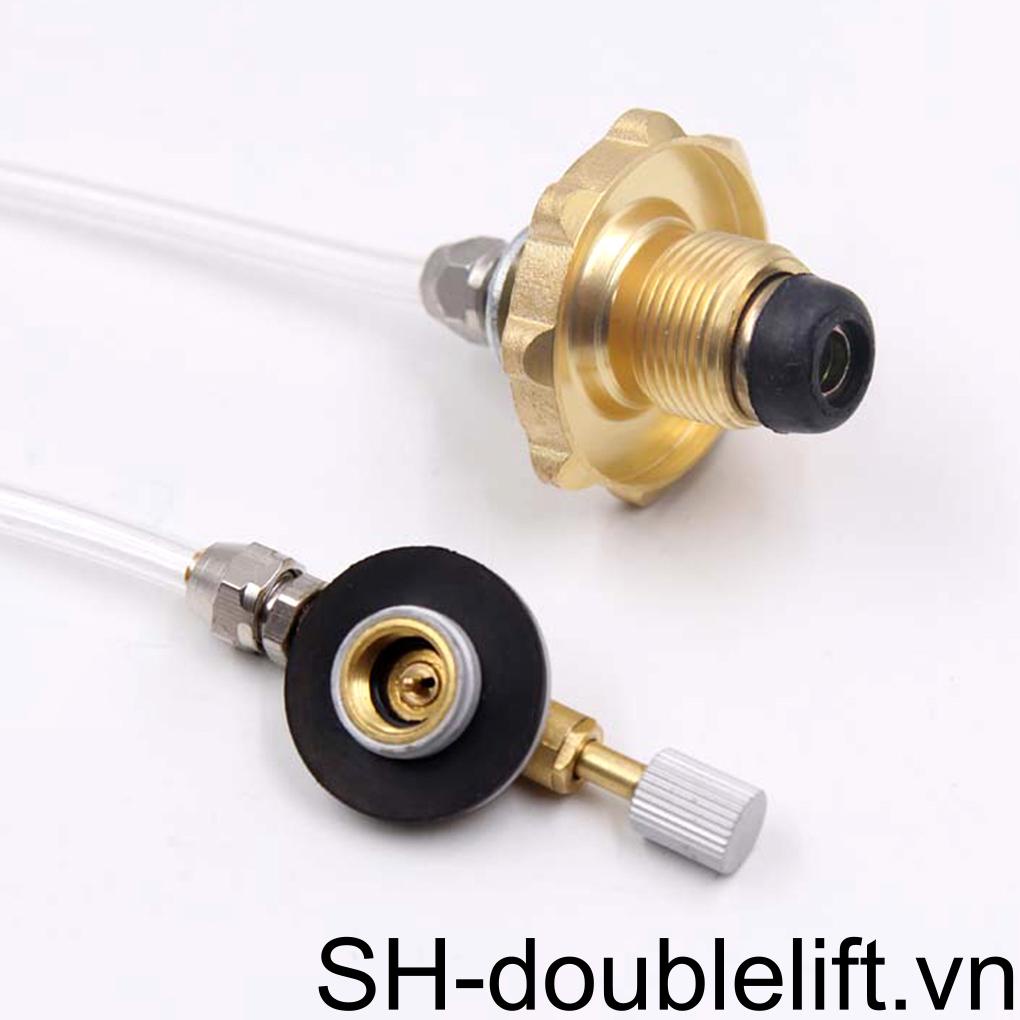 Bộ Chuyển Đổi Bình Nhiên Liệu Hình Trụ Bằng Kim Loại Nhỏ Gọn Dành Cho Bếp Ga Cắm Trại