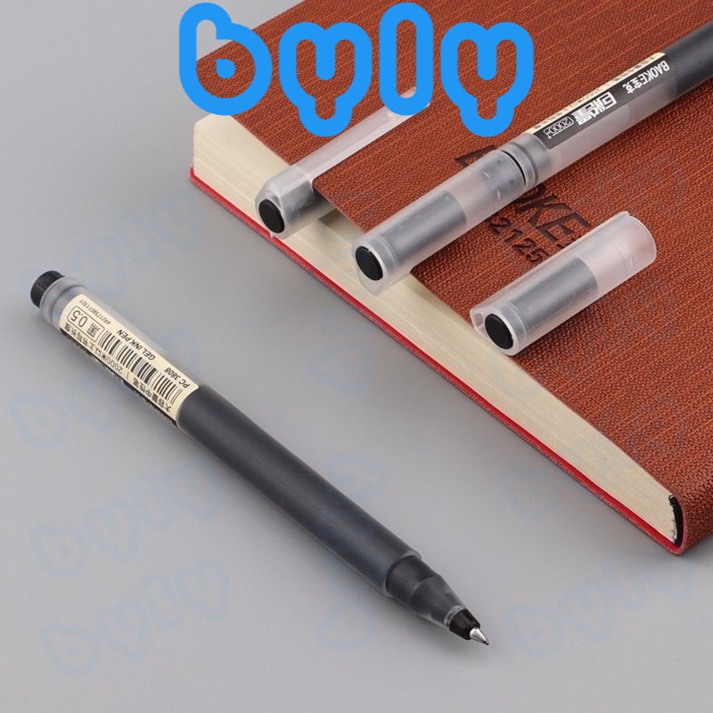 Bút gel 0.5mm vỏ trong suốt mực siêu nhiều viết được 2000m Baoke | PC3808 - ByLy Store