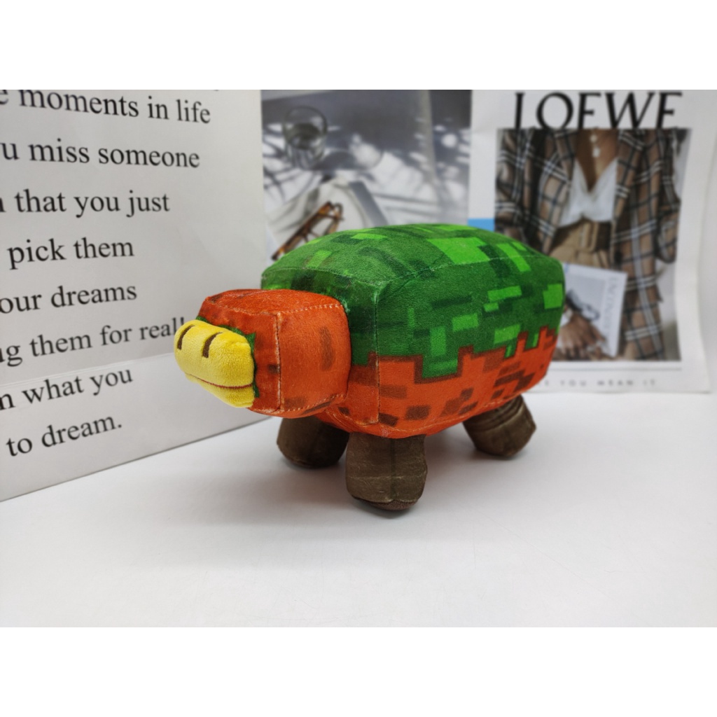 Thú Nhồi Bông Hình Rùa Pixel Trong Minecraft