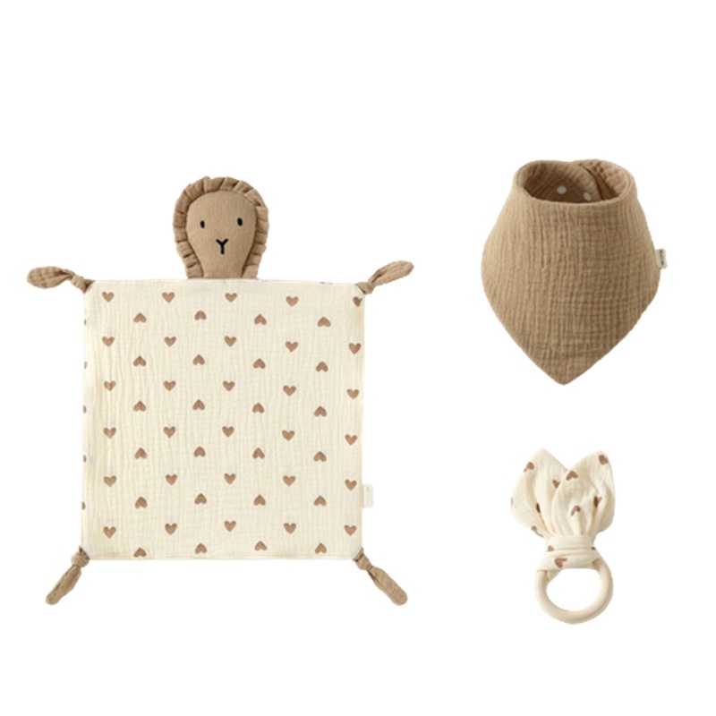 Bộ Yếm Ăn Cotton Siêu Bền Dùng Làm Quà Tặng Cho Bé Sơ Sinh