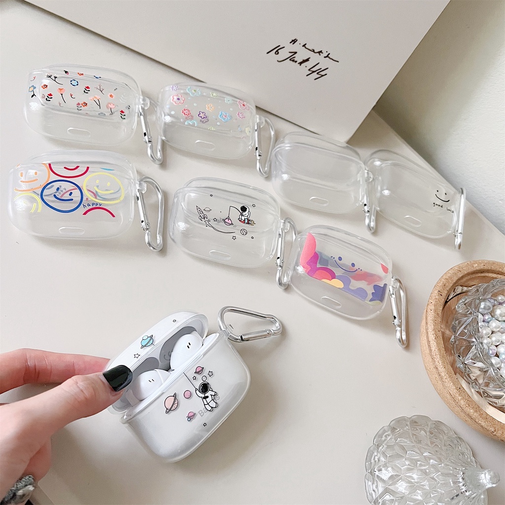 Vỏ Bảo Vệ Hộp Sạc Tai Nghe Bluetooth Không Dây Baseus E9 Bằng TPU Mềm Trong Suốt Đơn Giản