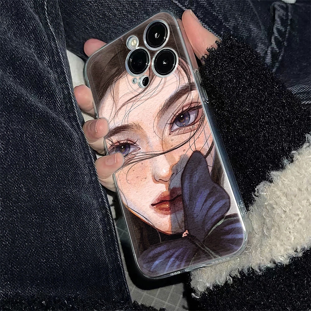 ✅Ốp Điện Thoại Mềm Chống Sốc Kiểu Dáng Đơn Giản Cho Iphone 11 14Pro Plus 13 78I 12 Max 6In Kzj