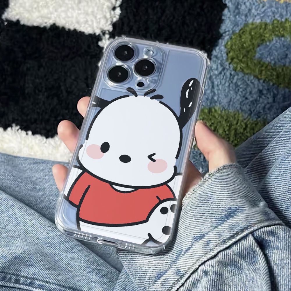 ✅Ốp Điện Thoại Mềm Chống Sốc Họa Tiết Cún Pacha 6In Cho Iphone 12 11 Max 1314 Pro 78