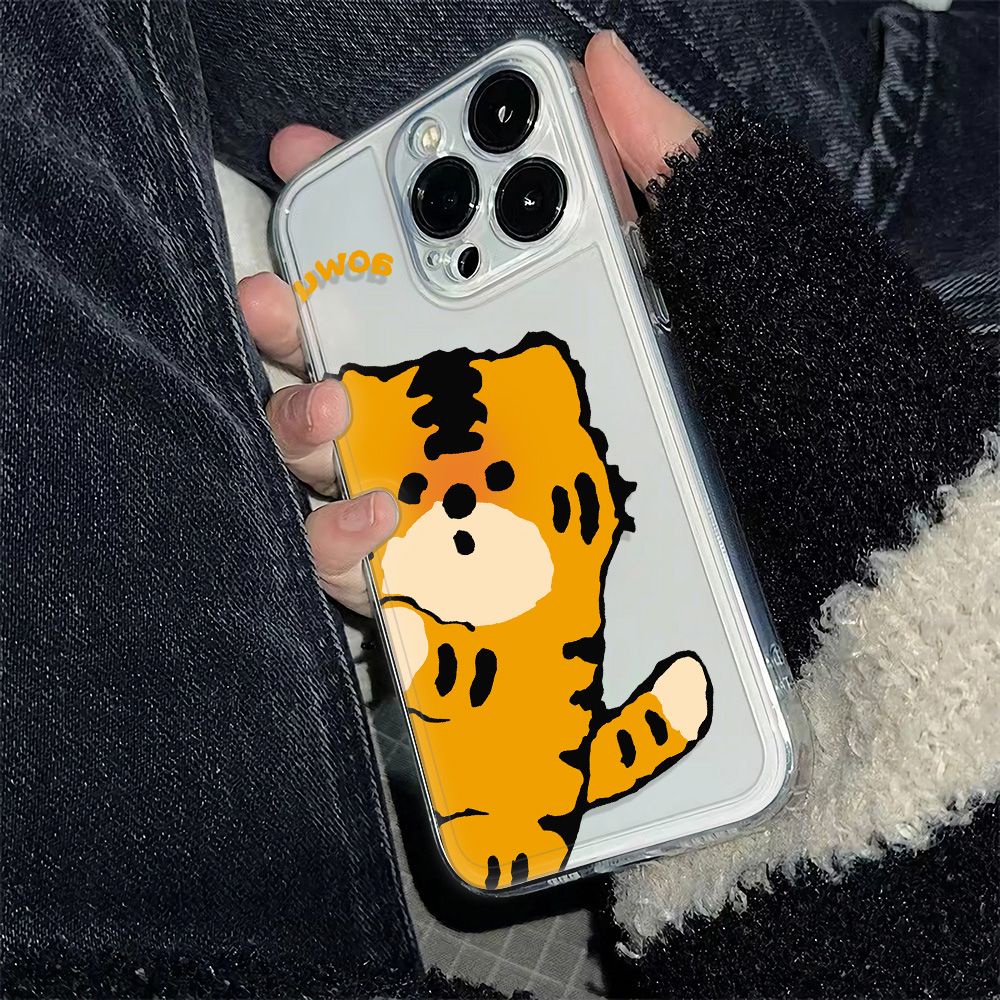 ✅Ốp Điện Thoại Mềm Chống Sốc In Hình Hổ Cho Iphone 12 78 6In11 Plus 14Promax 13 S1DD