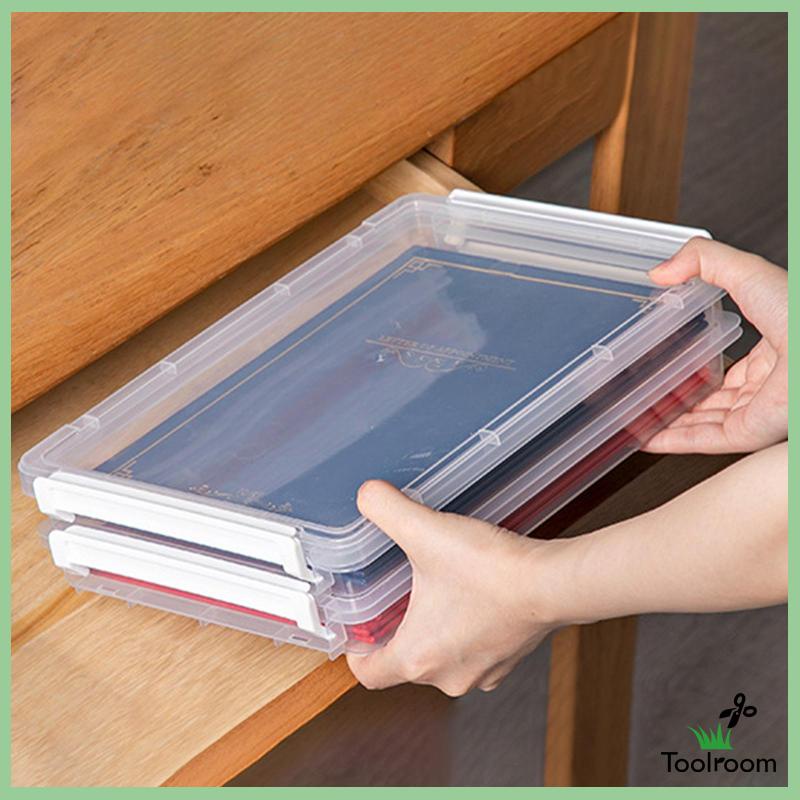 Hộp Đựng Tài Liệu / Giấy Tờ Để Bàn Nhỏ Gọn Có Thể Xếp Chồng Tiện Lợi Dành Cho Đi Du Lịch