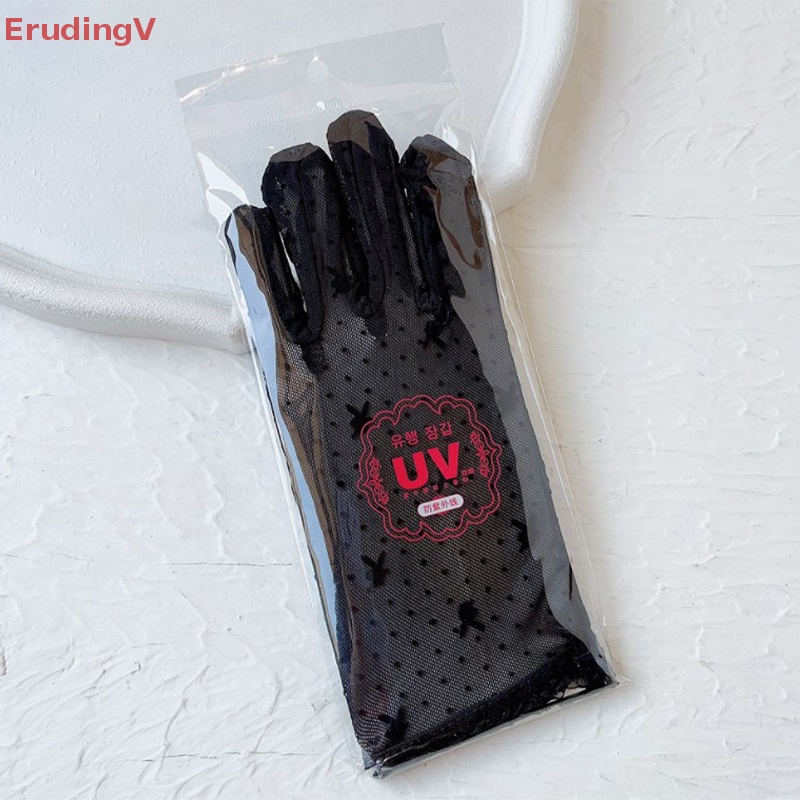 [ErudingV] Găng Tay Lái Xe Ngắn Mỏng Co Giãn Chống Tia UV Màu Vàng Đen Thời Trang Mùa Hè Thu Cho Nữ [Mới]