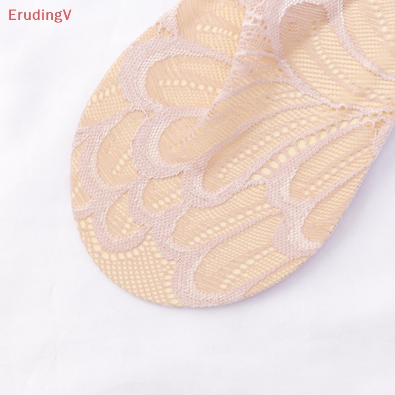 1 Đôi Tất Lưới Ren Hoa Vô Hình Thoáng Khí Chống Trượt Cho Nữ