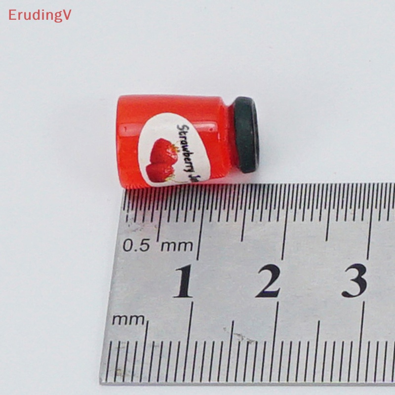 [ErudingV] 1 Bộ Giỏ Đựng Bánh Mì Dâu Tây Tỉ Lệ 1 / 12 Dành Cho Nhà Búp Bê