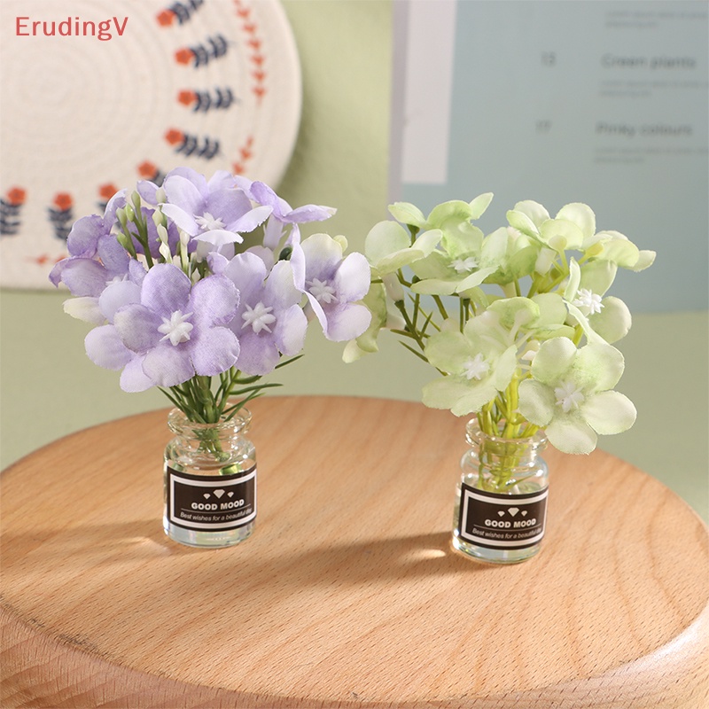 1 Bộ Chậu Hoa Dùng Trang Trí Nhà Búp Bê 1: 6