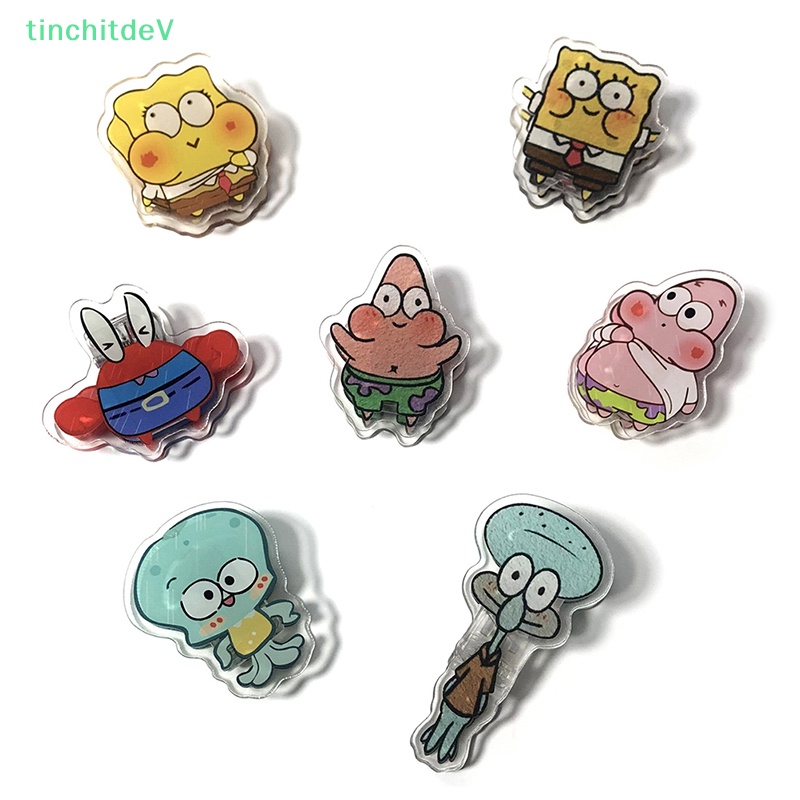 1 Kẹp Giấy Hoạt Hình Bằng Acrylic Nhiều Màu Dễ Thương Trang Trí Văn Phòng / Trường Học