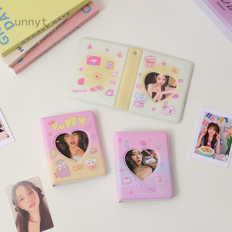 Album Đựng Thẻ 3 Inch Hình Ngôi Sao Trái Tim Rỗng Polaroid Dành Cho Học Sinh