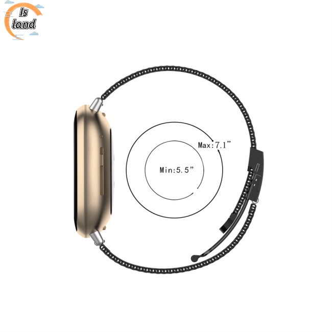 Dây Đeo Thay Thế Bằng Thép Không Gỉ Có Thể Điều Chỉnh Cho Fitbit Vers4 / Fitbit Versa3