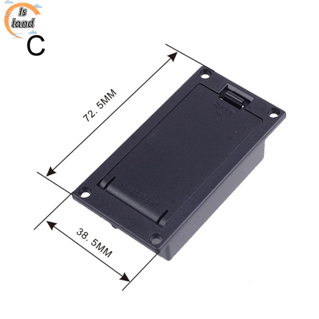 Bộ 5 Hộp Đựng Pin 9v Dùng Cho Đàn Guitar Bass Chuyên Dụng