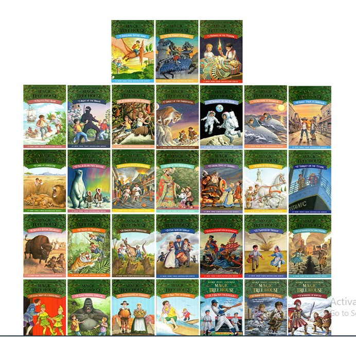 Hàng nhập - MAGIC TREE HOUSE FULL BOX SET - Phần 1+2+3