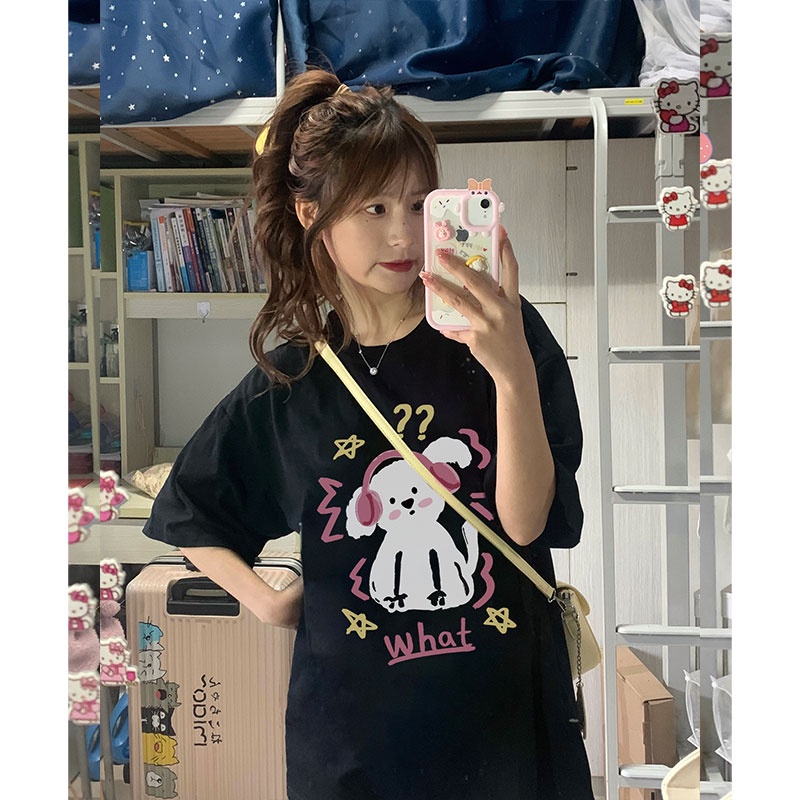 NRVP Áo Thun 100% Cotton Tay Ngắn Phong Cách Hàn Quốc Mới