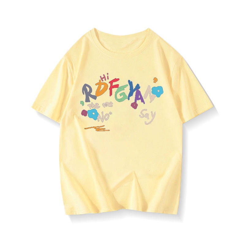 NRVP Áo Thun 100% Cotton Tay Ngắn Phong Cách Hàn Quốc Mới