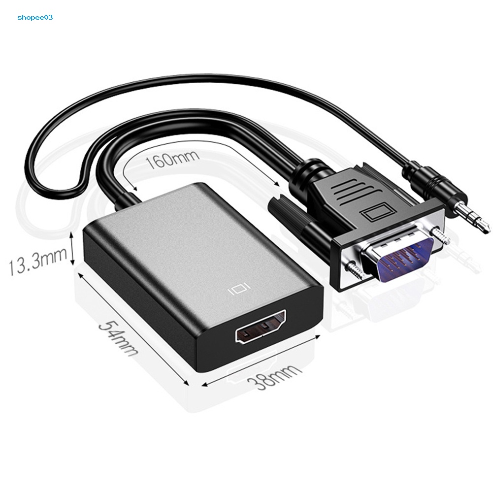 Cáp ChuyểN ĐổI VGA Sang HDMI 1080P Cho PC / Laptop / DVD