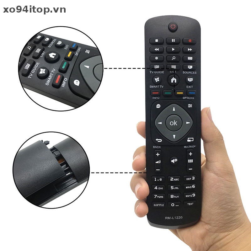 Điều Khiển Từ Xa RM-L1220 Chất Lượng Cao Cho Ti Vi Philips