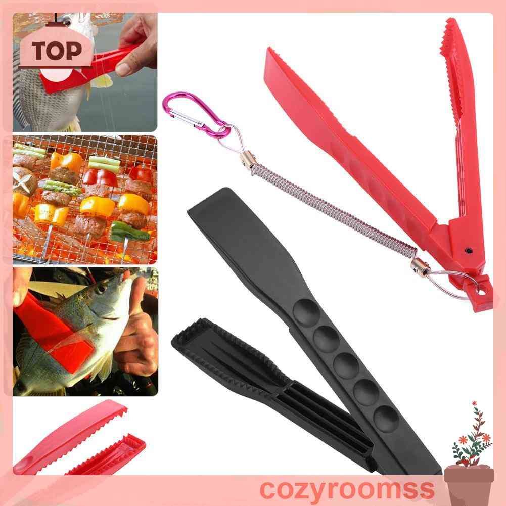 Kìm Kẹp Cá Bằng Nhựa Có Công Tắc Khóa + Dây Lò Xo