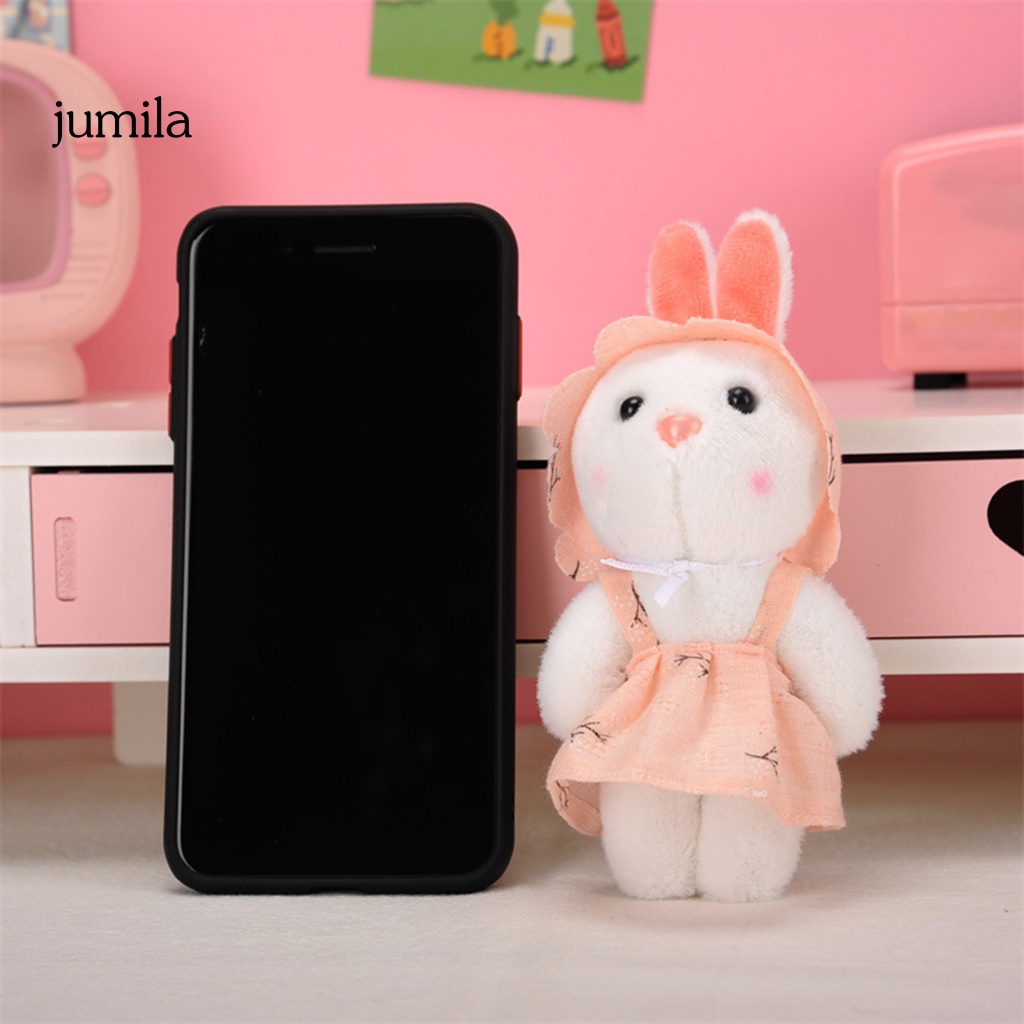 Móc Khóa Thỏ Nhồi Bông 12cm Đáng Yêu