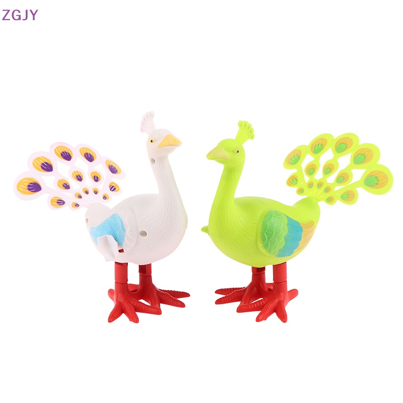 Đồ Chơi Lên Dây Cót Hình Chim Công Dễ Thương Cho Bé Mới