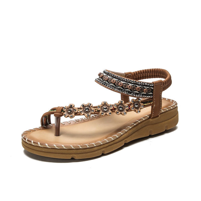 Sandal Đế Dày Phong Cách Boheia Dân Tộc Mới 2022