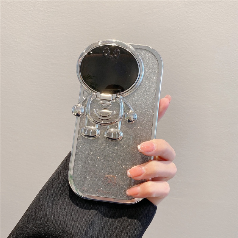 Ốp Điện Thoại TPU Dẻo Kèm Giá Đỡ Kiểu Hoạt Hình Dễ Thương Cho iPhone XR XS Max 11 12 Pro Max Max