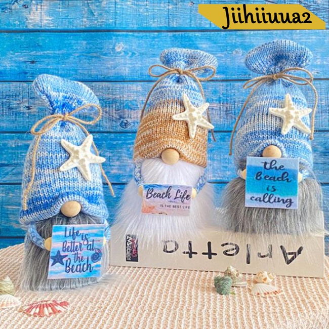 Set 3 Búp Bê Nhồi Bông Thủ Công Không Mặt Ấm Áp Mùa Hè Trang Trí Nhà Cửa Dễ Thương