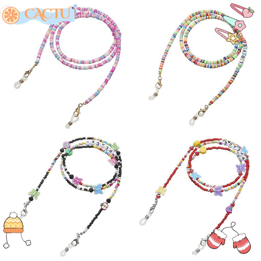 Dây Đeo Giữ Mắt Kính Xỏ Hạt Chữ Thời Trang