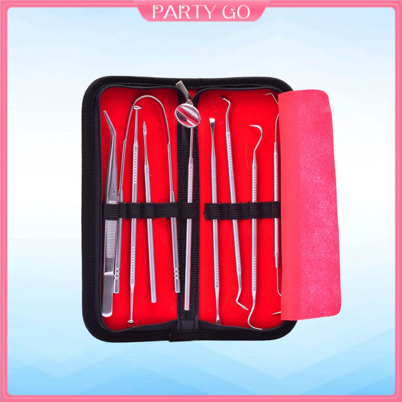 Bộ Dụng Cụ Chăm Sóc Răng Miệng Bằng Thép Không Gỉ Chất Lượng Cao