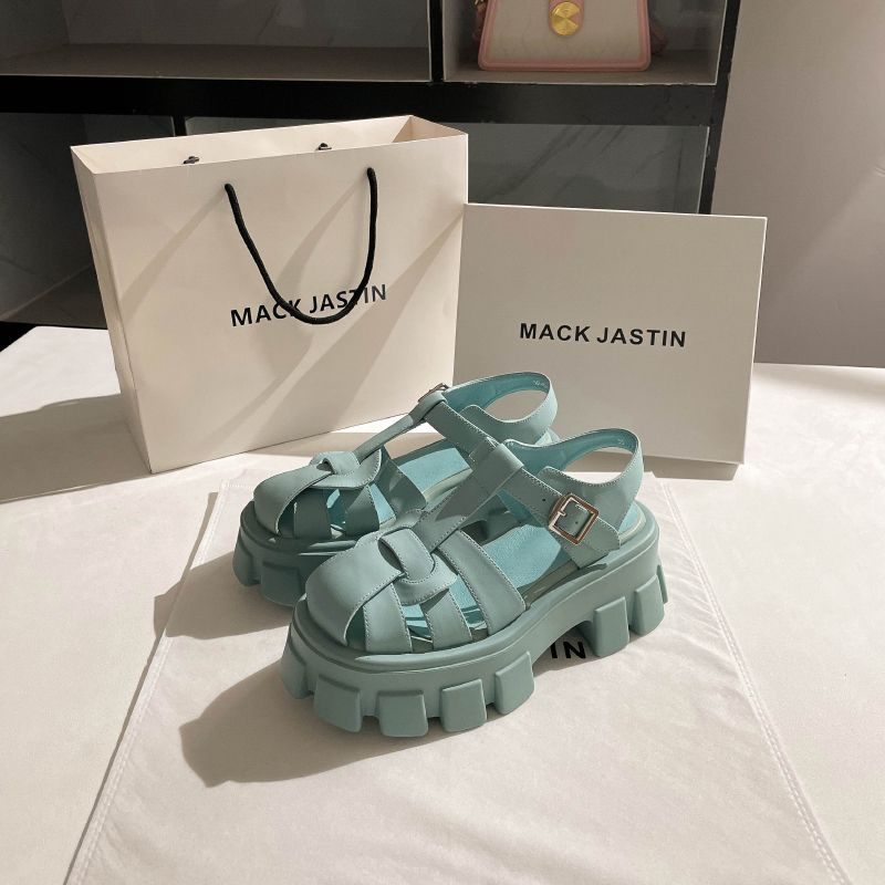 Giày Sandal Cao Gót Hở Ngón Phong Cách Thời Trang Roman Dành Cho Nữ