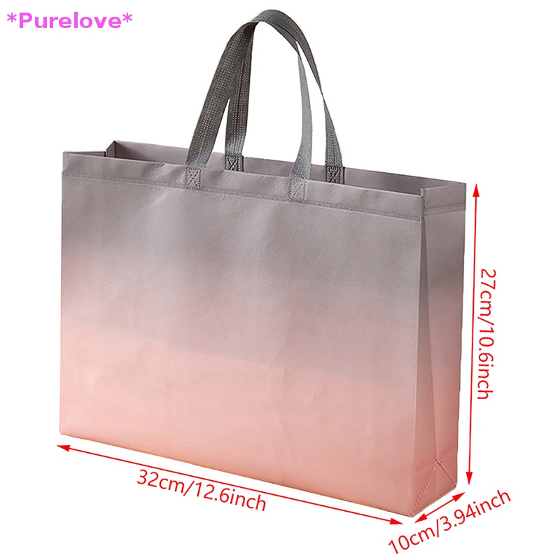 Túi Xách Mua Sắm Vải Không Dệt Tái Sử Dụng Tiện Lợi Cho Nữ Mới