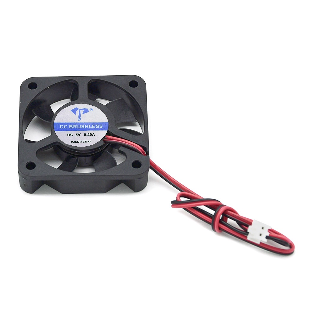RIRIHI Quạt Tản Nhiệt Dc5015 Hai Đầu 5cm DC 5V 12V 24V 0.15A Tích Hợp Đèn Dầu Cho Xe Hơi