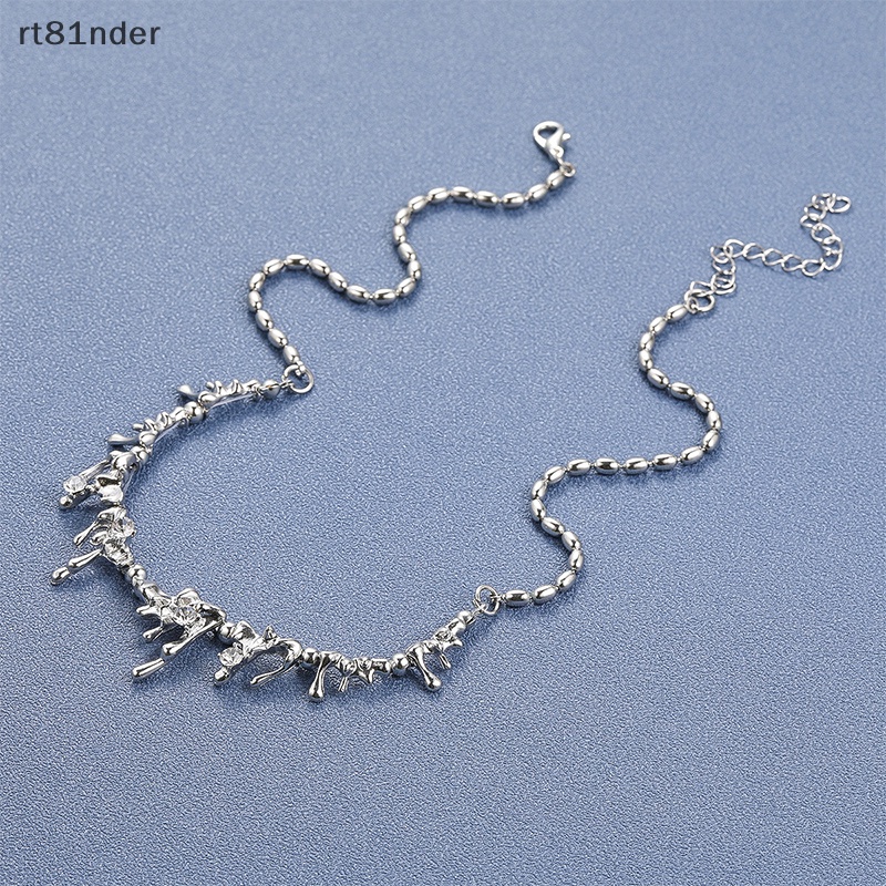 Rt Vòng Cổ Choker Bằng Hợp Kim Mặt Hình Giọt Nước Phong Cách Hip Hop Thời Trang Cho Nữ