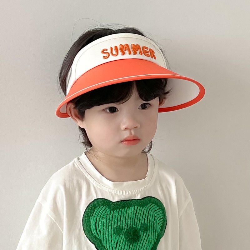 Mũ Chống Nắng Mùa Hè Vành Rộng Chống Tia Cực Tím Phong Cách Hàn Quốc Dễ Phối Đồ Cho Bé Trai Và Bé Gái