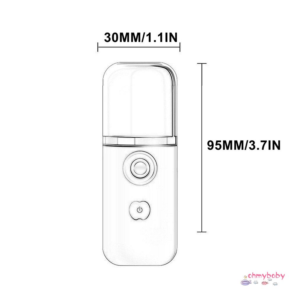 [OMB] Mini 25Ml Mặt Hơi Nước Tạo Độ Ẩm Máy Phun Sương Làm Đẹp Dụng Cụ Nano Mist USB Cho Cá Nhân Bảo Vệ Chăm Sóc Da [Z/10]