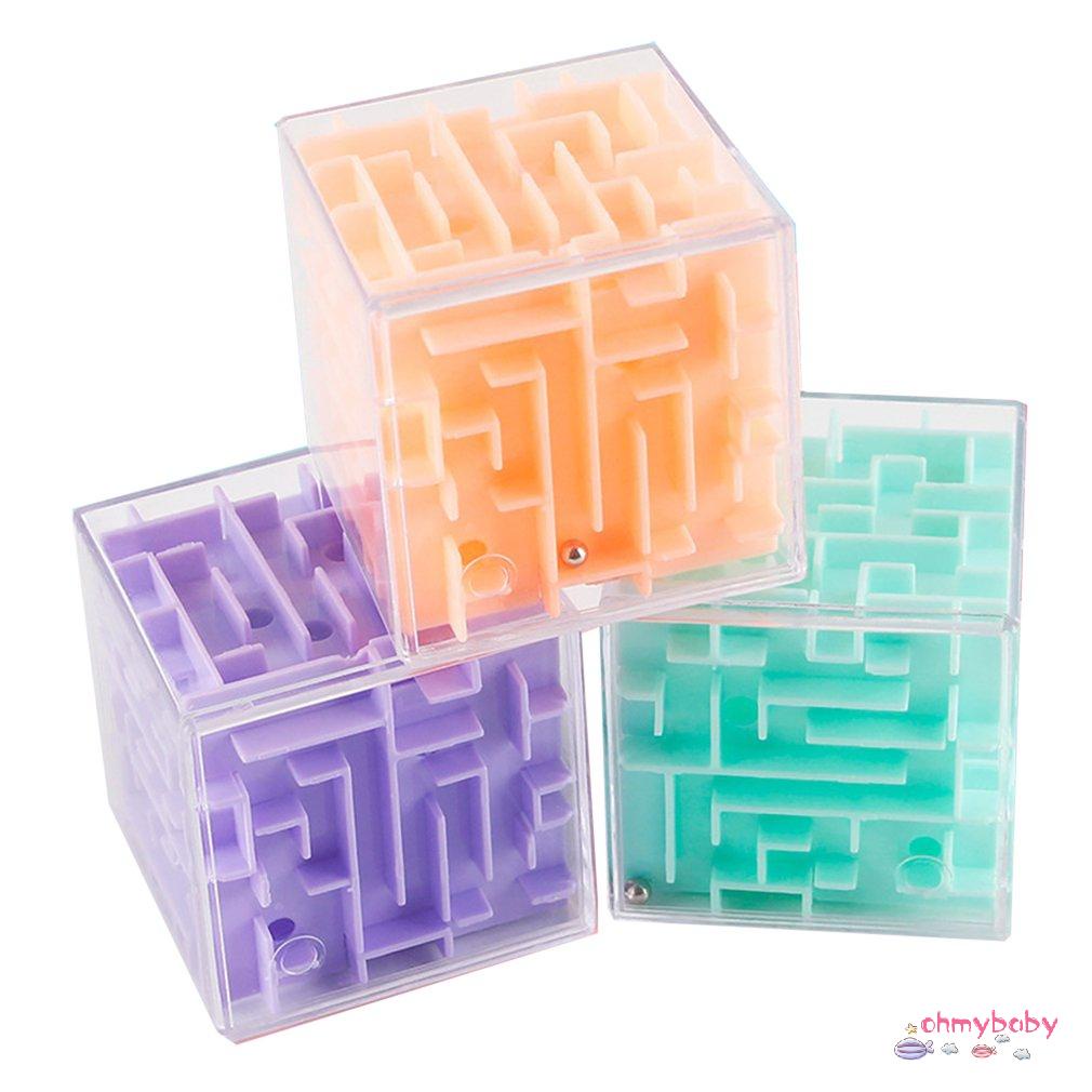 [Ready] Máy Tính 3D Mê Cung Bóng Xoay Khối Lập Phương Tốc Độ Chuyên Nghiệp Xếp Hình Có Miếng Dán Trẻ Em Trí Não Teaser Cubeo Đồ Chơi Màu Sắc Ngẫu Nhiên [Z/6]