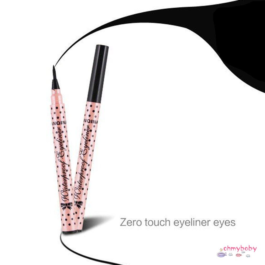 [OMB] Wave Point Lâu trôi Không thấm nước Nhanh khô Bút kẻ mắt Mỹ phẩm Làm đẹp Trang điểm Người phụ nữ dạng lỏng [Z/15]