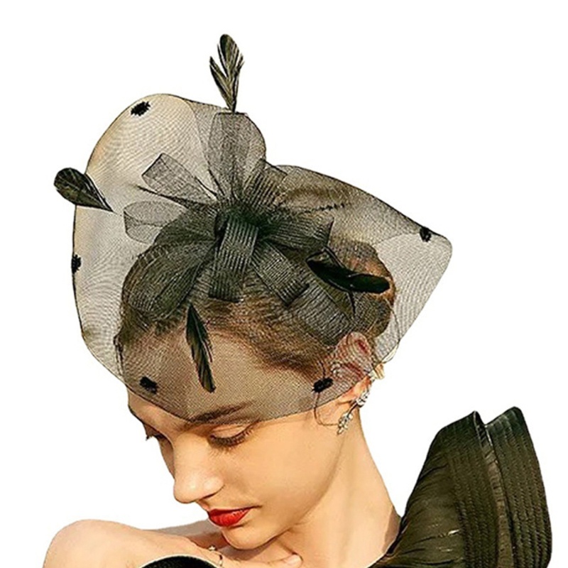 Flgo Mũ Đội Đầu Đính Hoa Hồng Tinh Tế Cổ Điển Cho Tiệc Cưới / Trang Phục Quỹ