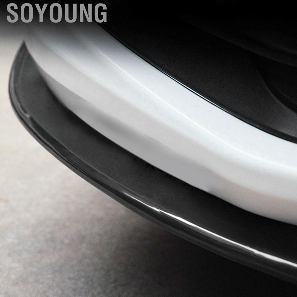 Soyoung Front Bumper Lip Protector Large Wrapped Foldable Rubber Stripe for Car
