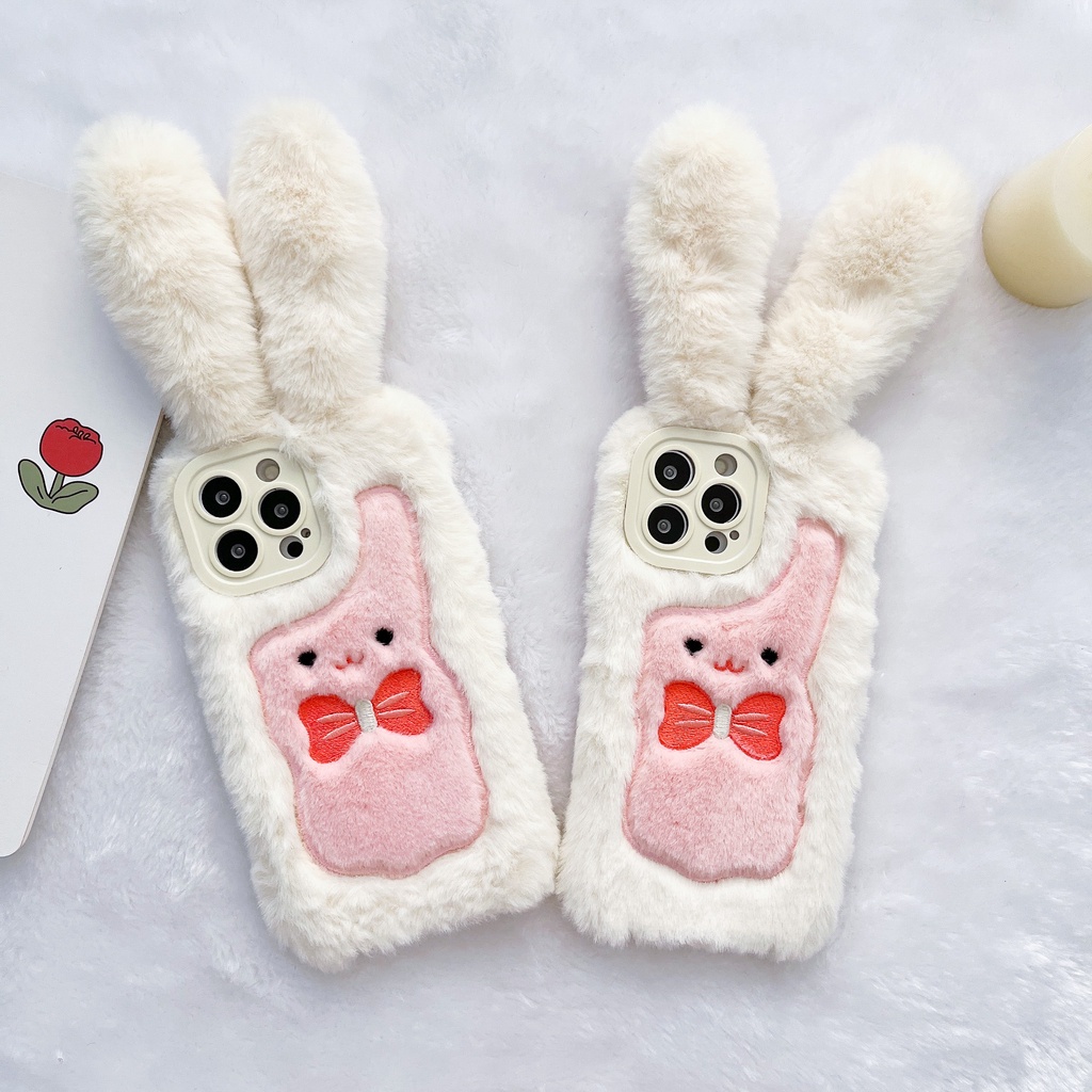 Ốp Điện Thoại Hình Thỏ Tai Dài Cho OPPO Reno 7 7Z 7PRO 8 8Z 8T 8PRO 6 6Z 6PRO 5 5Z 5PRO 5F 4 4F 4PRO 4Z 4SE 3 2 2Z 2F LITE