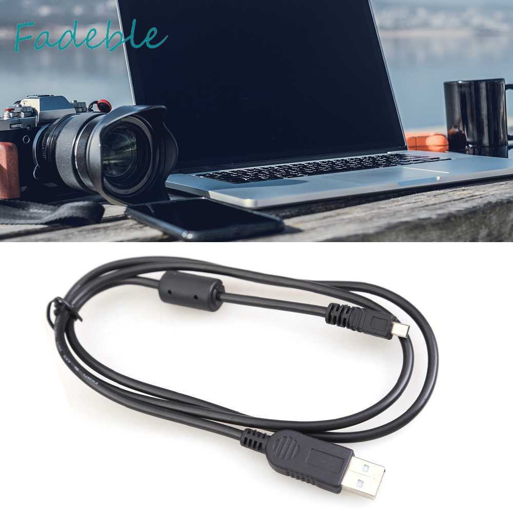 Cáp Dữ Liệu 1m 8 Pin USB Sang PC Cho Nikon Olympus Pentax Sony Panasonic Sanyo